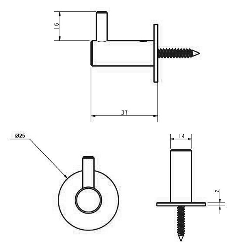 Stainless Steel Door Coat Hook Stainless Steel Door Coat Hook