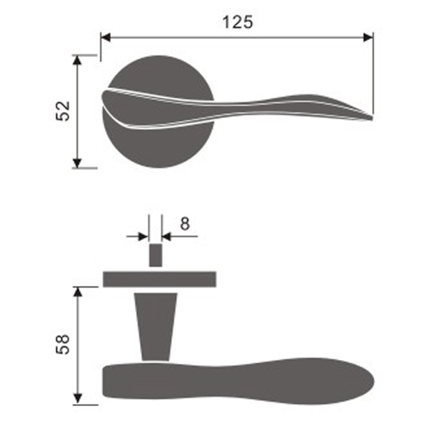 Explore Versatile Door Lever Handle Options: Round, Square, Long Plate, and Short Plate