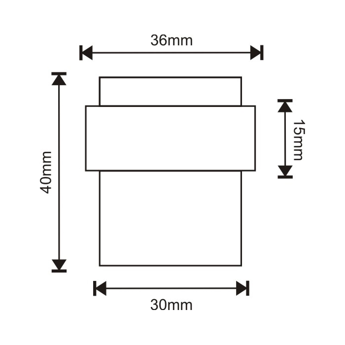 DS05-002 Practical Floor Mounted Door Stop